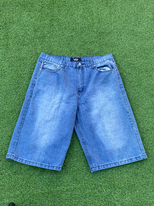 Dark Blue Faded Jorts (38W)